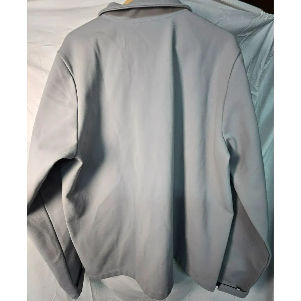 32°HEAT Men’s Full-Zip Light Jacket Softshell Fleece Grey Size XL
